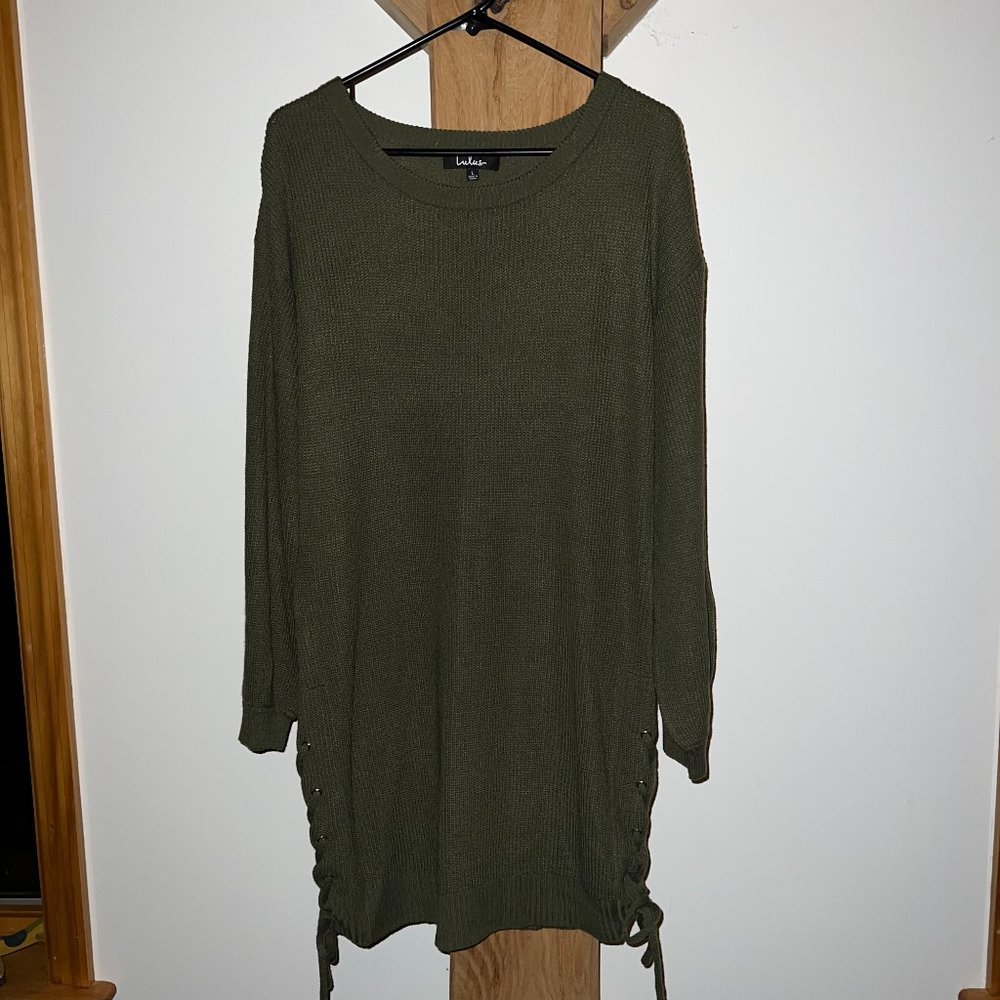 NEW Lulu's sweater dress Sz L